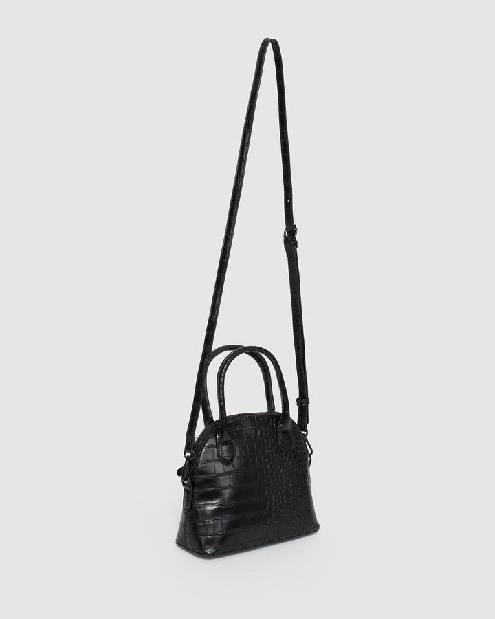 Colette by Colette Hayman Black Hua Top Handle Bag