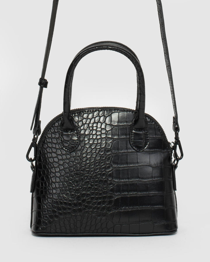 Colette by Colette Hayman Black Hua Top Handle Bag