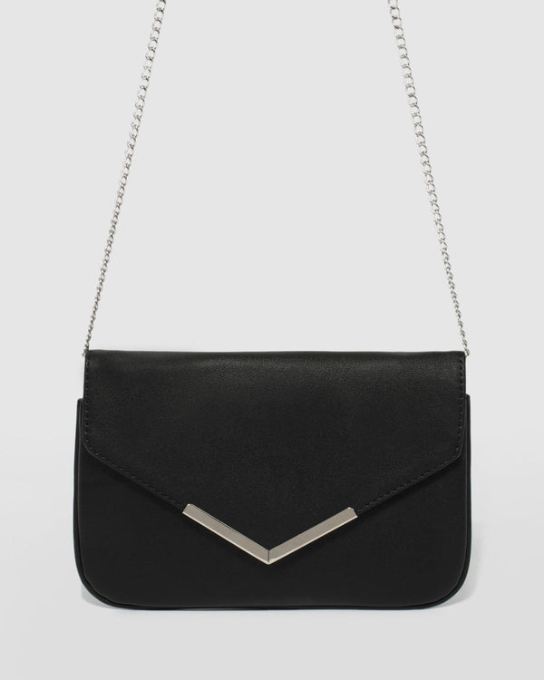 Black Indy Clutch Bag | Clutch Bags