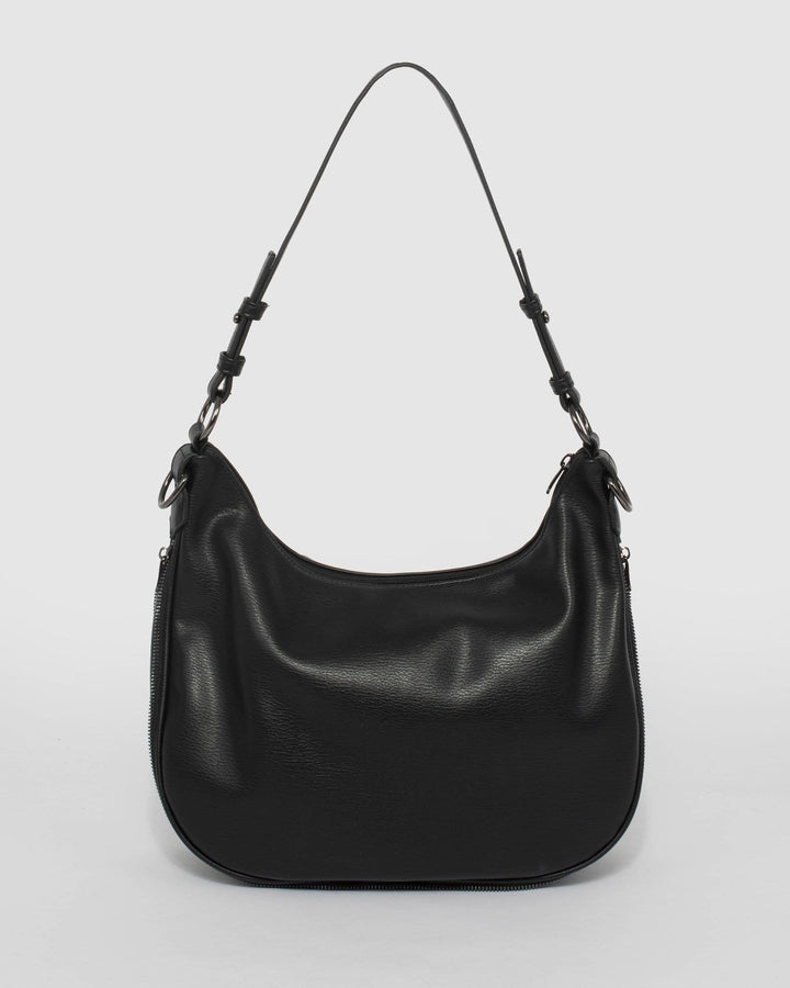 Black Ivy Zip Slouch Bag | Slouch Bags