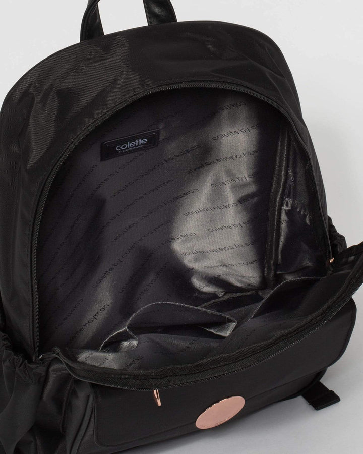 Black Jackie Large Backpack | Backpacks