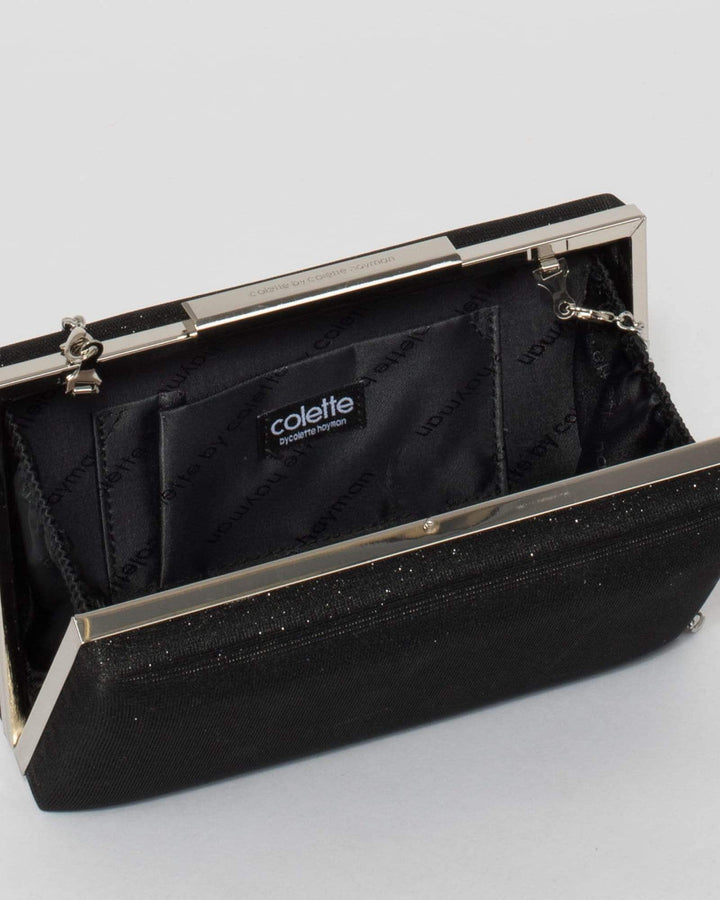 Black Jaimi Clutch Bag | Clutch Bags