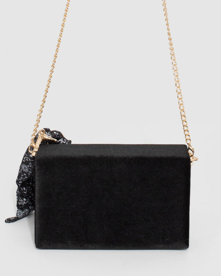Colette by Colette Hayman Black Jenni Scarf Small Bag