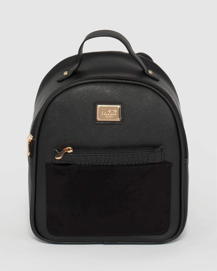 Colette by Colette Hayman Black Keira Pouch Backpack