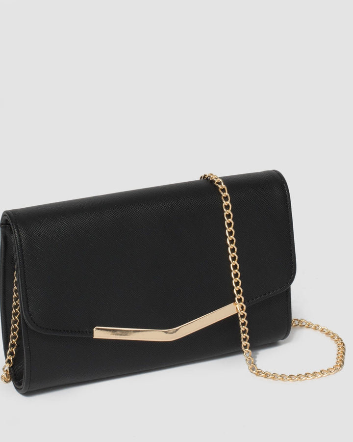 Black Kiah Clutch Bag | Clutch Bags