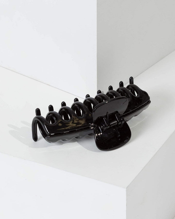 Black Large Claw Clip | Hair Accessories