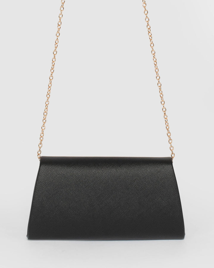 Black Leaha Evening Clutch Bag | Clutch Bags