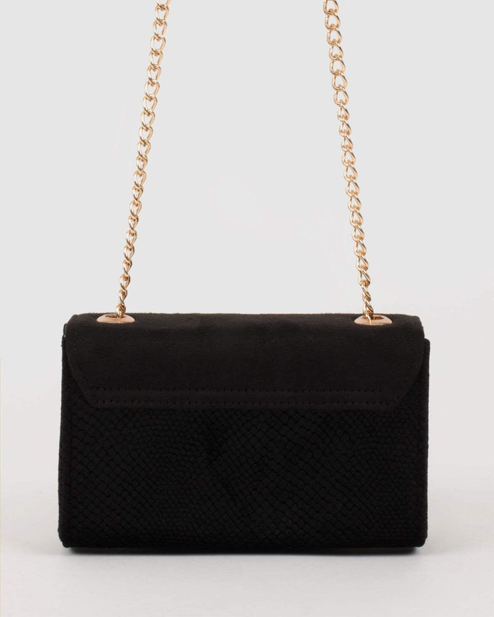 Black Leilani Snake Bag | Mini Bags