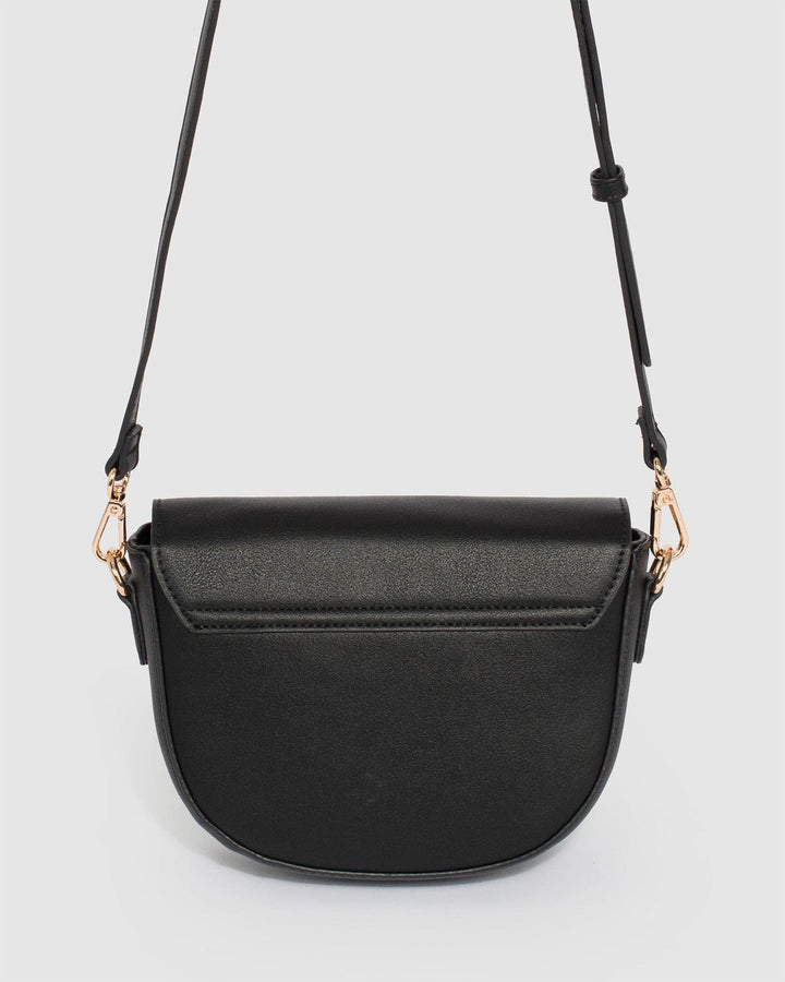 Colette by Colette Hayman Black Leopard Head Crossbody Bag