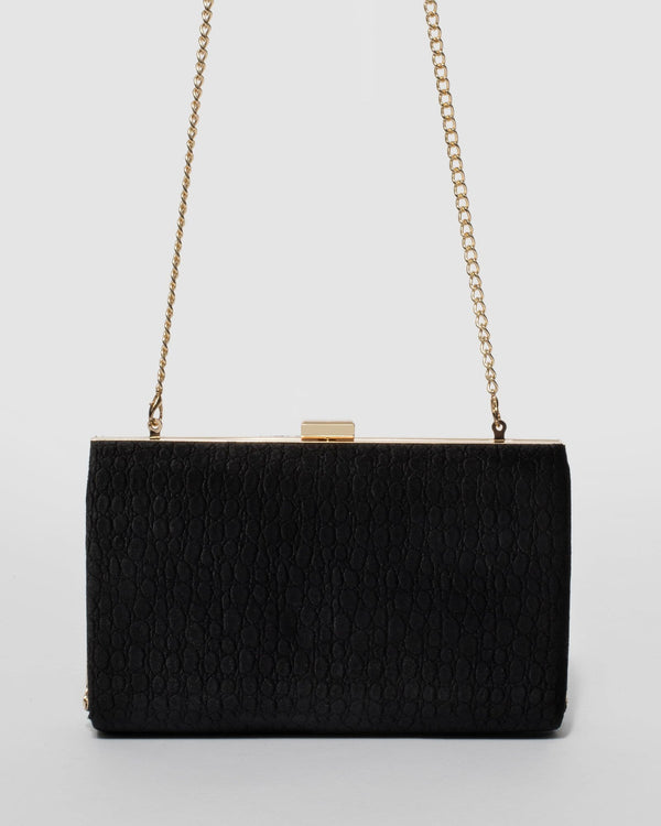 Black Liv Hardcase Clutch Bag | Clutch Bags