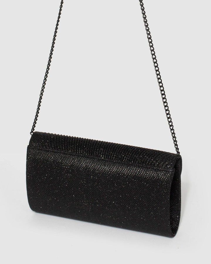 Colette by Colette Hayman Black Liza Evening Clutch Bag