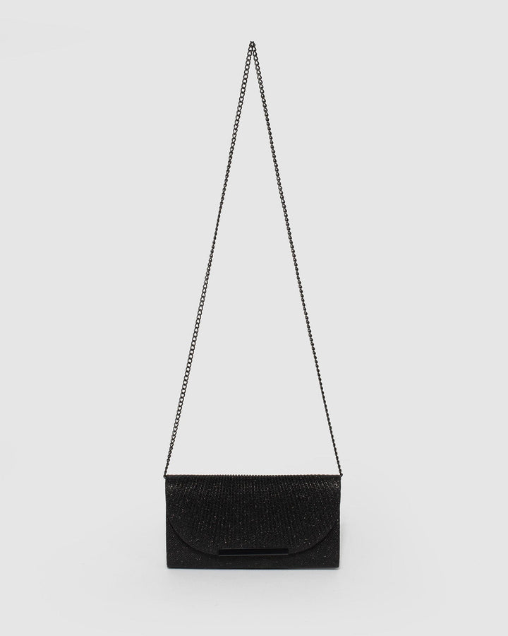 Colette by Colette Hayman Black Liza Evening Clutch Bag