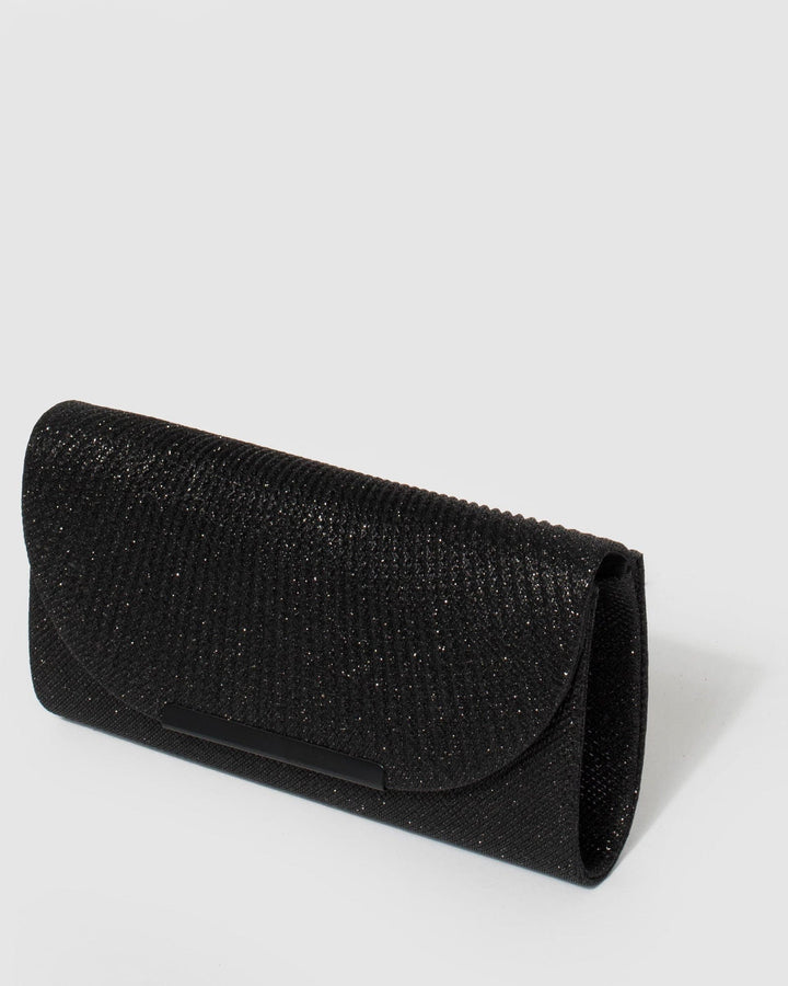 Colette by Colette Hayman Black Liza Evening Clutch Bag