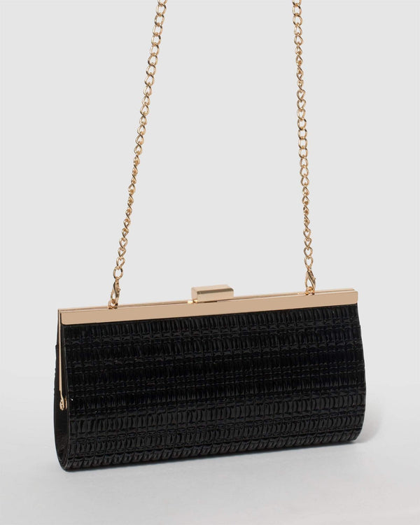 Black Liza Sparkle Clutch Bag | Clutch Bags
