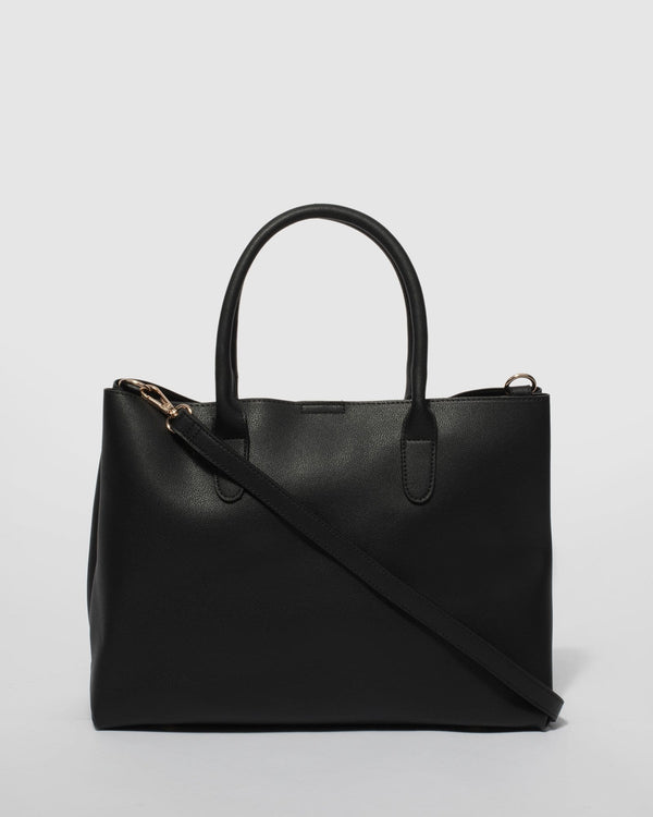 Black Lydia Large Tote Bag | Tote Bags
