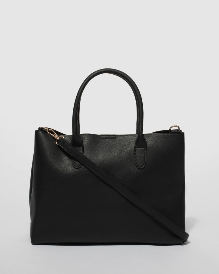 Black Lydia Large Tote Bag | Tote Bags