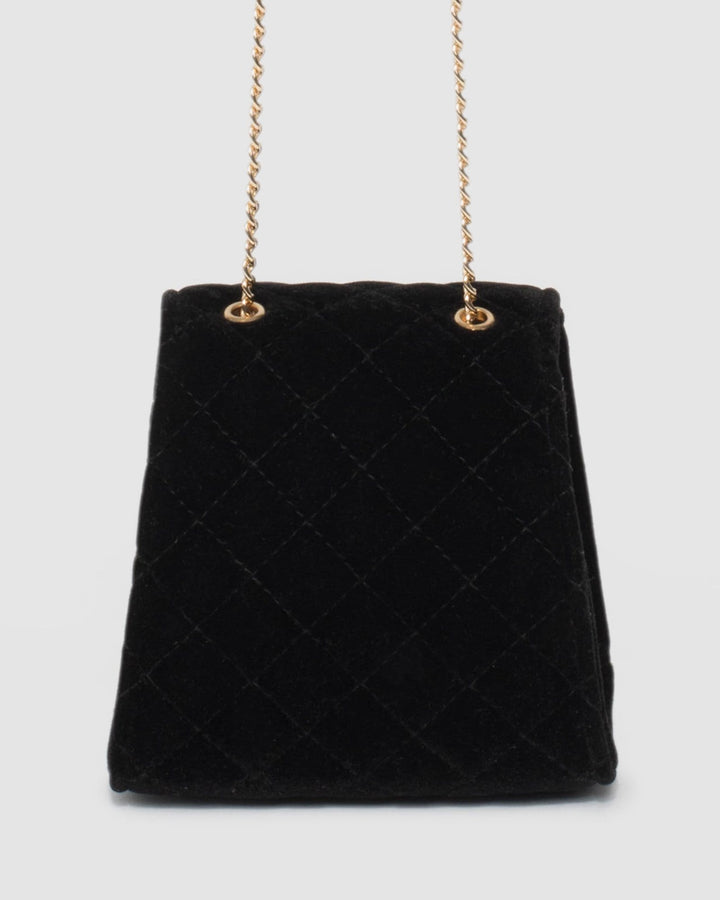 Black Margot Quilted Mini Bag | Mini Bags