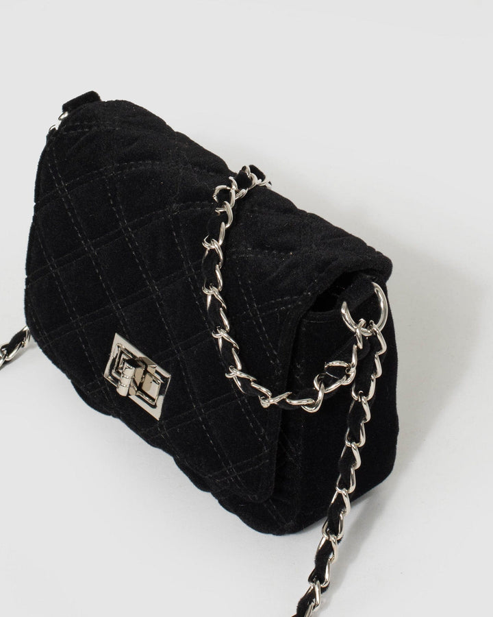 Black Maria Jose Lock Crossbody Bag | Crossbody Bags