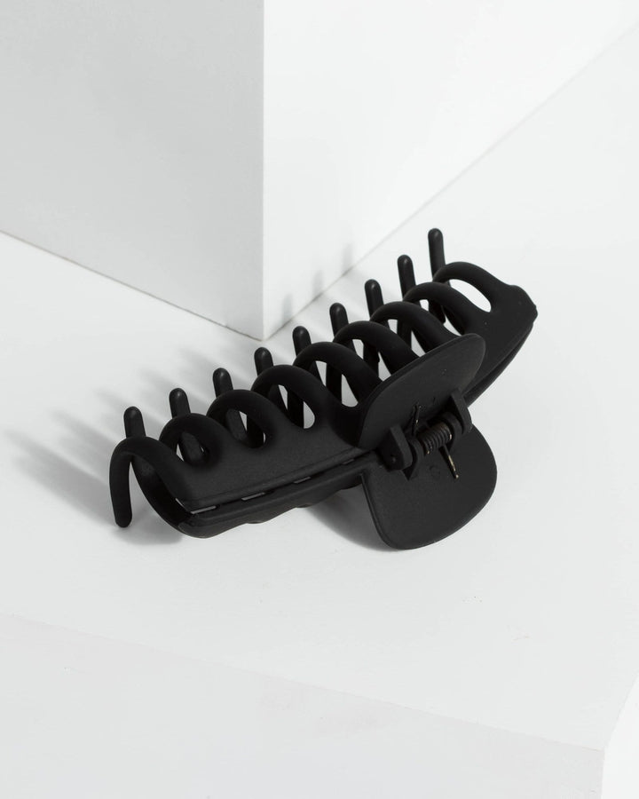 Black Matte Hair Claw Clip | Accessories