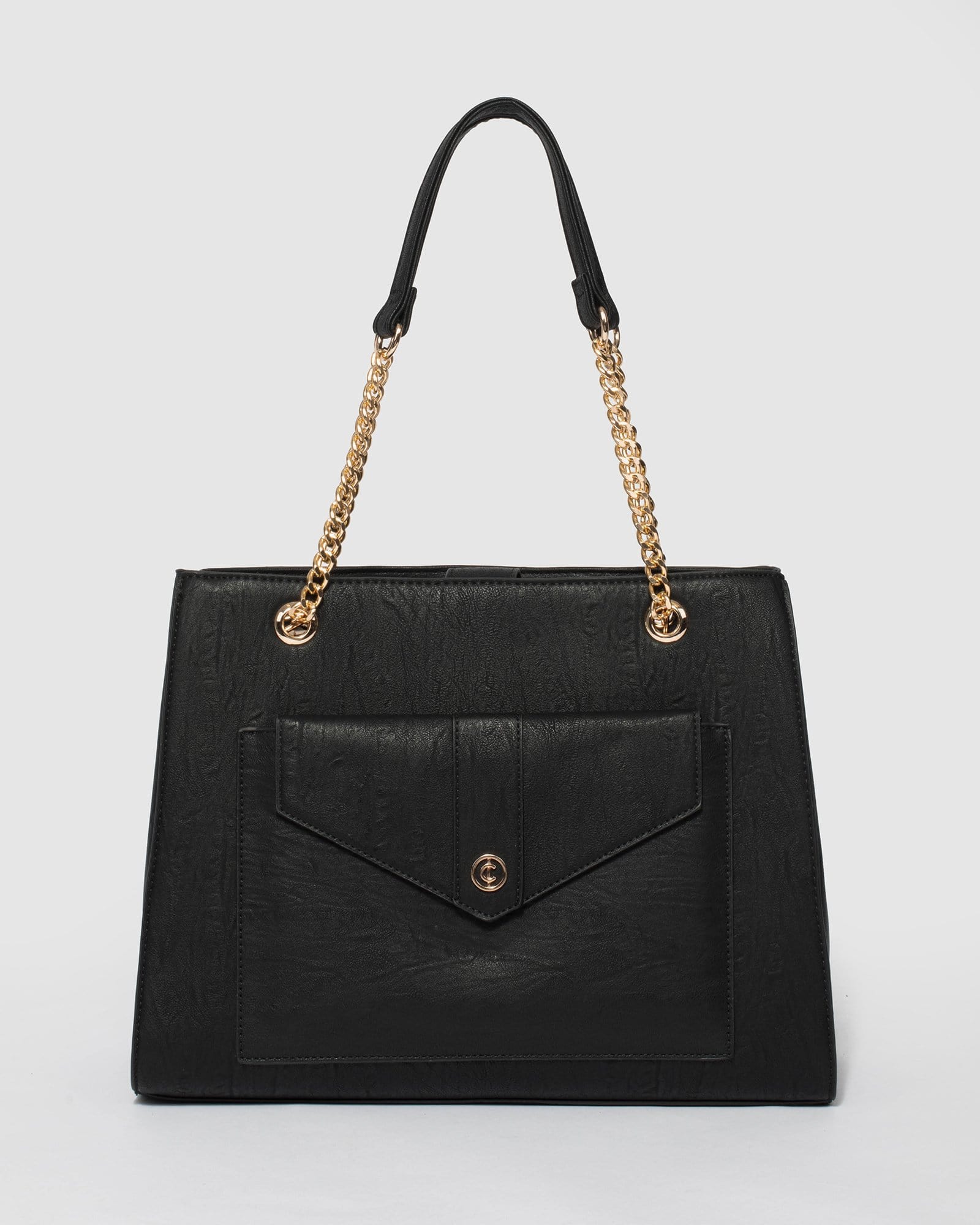 Black Megan Chain Tote Bag – colette by colette hayman