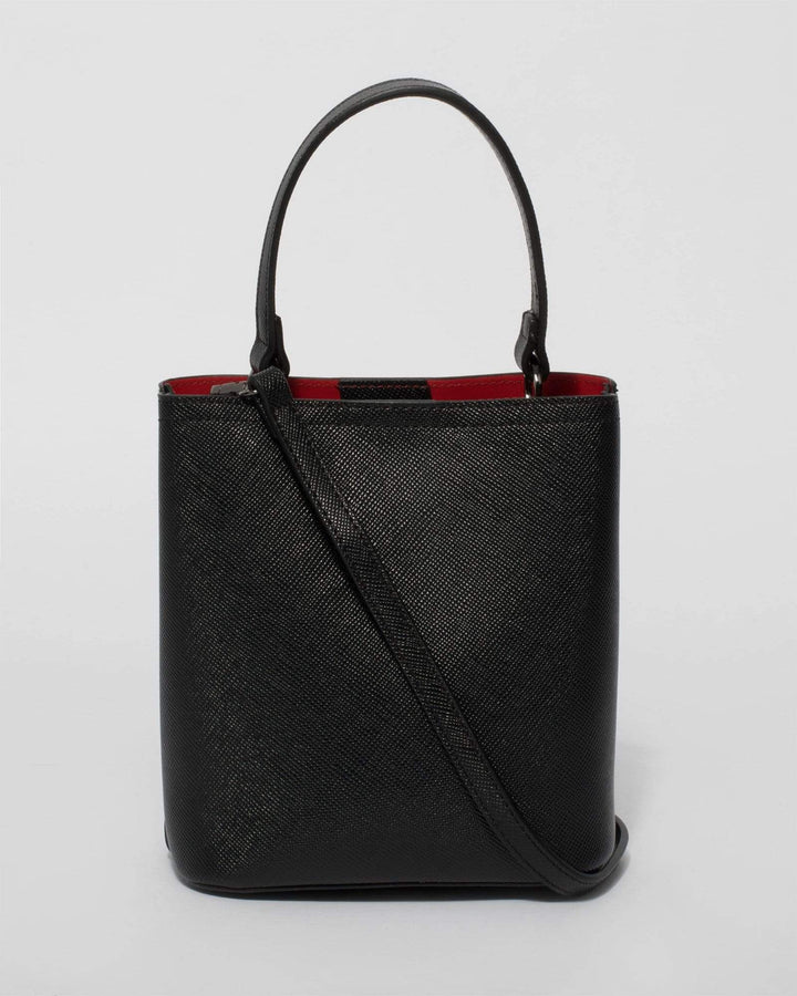Black Melanie Bucket Bag | Bucket Bags