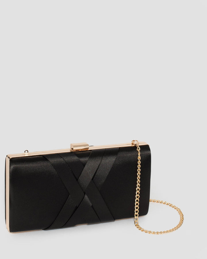 Black Melanie Clutch Bag | Clutch Bags