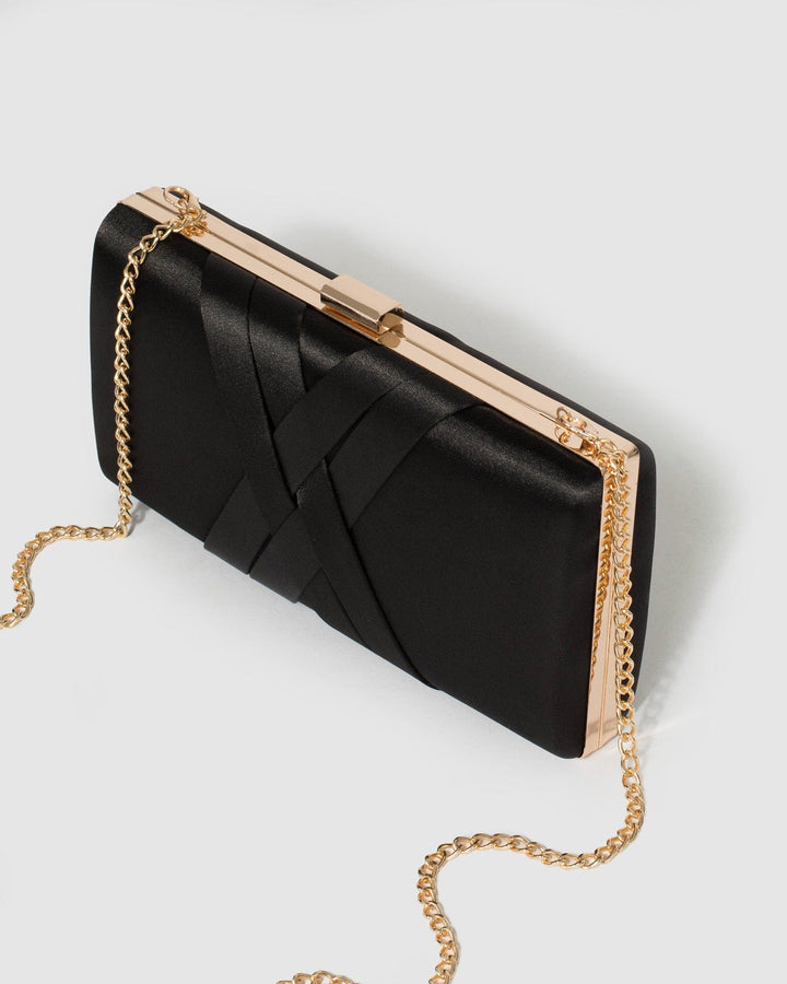 Black Melanie Clutch Bag | Clutch Bags