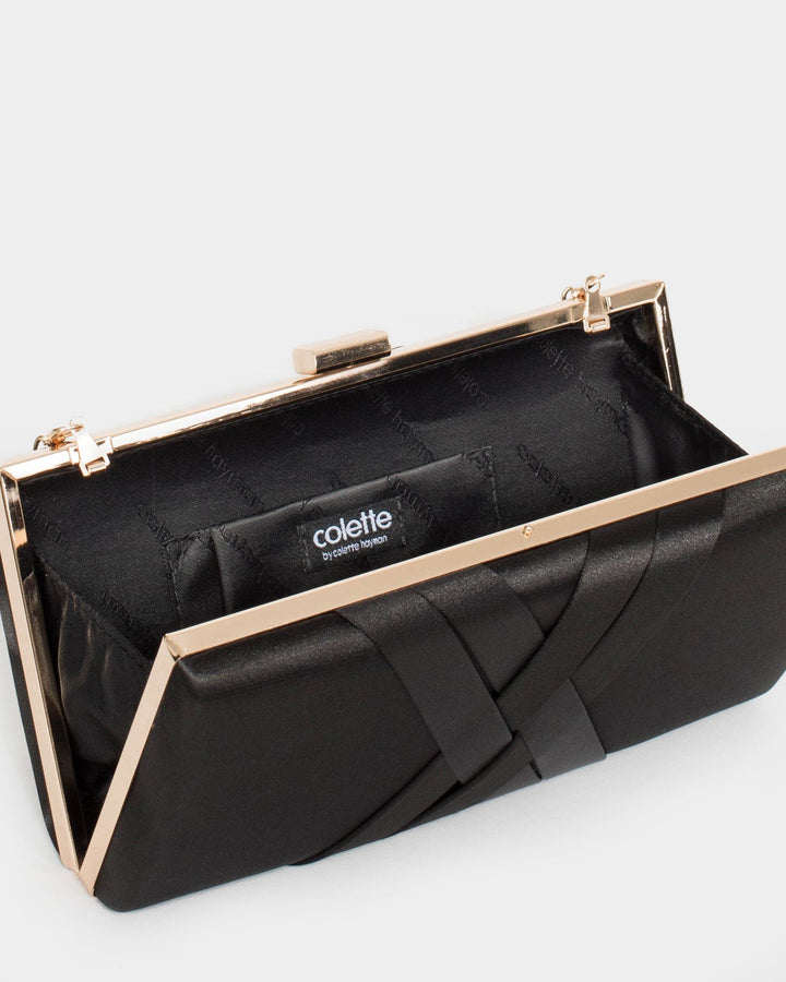 Black Melanie Clutch Bag | Clutch Bags