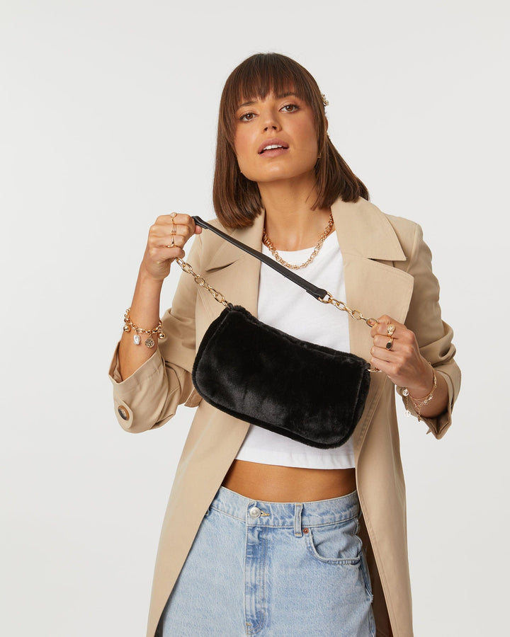 Black Milena Basic Mini Bag | Shoulder Bags