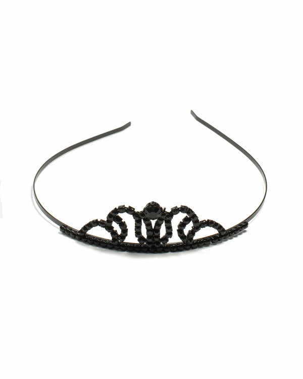 Colette by Colette Hayman Black Mini Tiara Headband