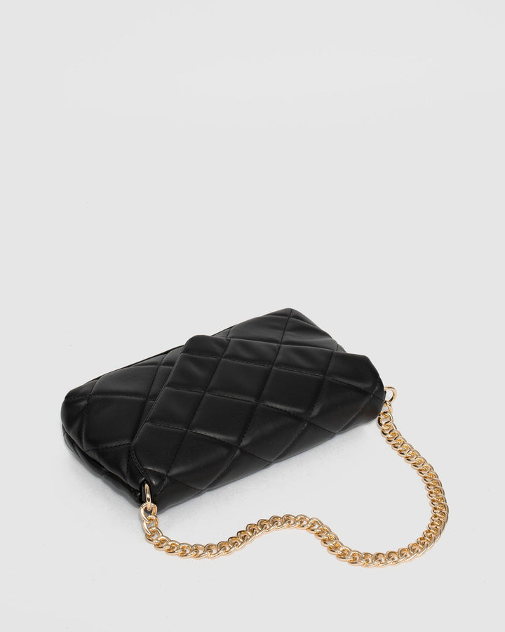 Black Mirka Quilted Crossbody Bag | Crossbody Bags