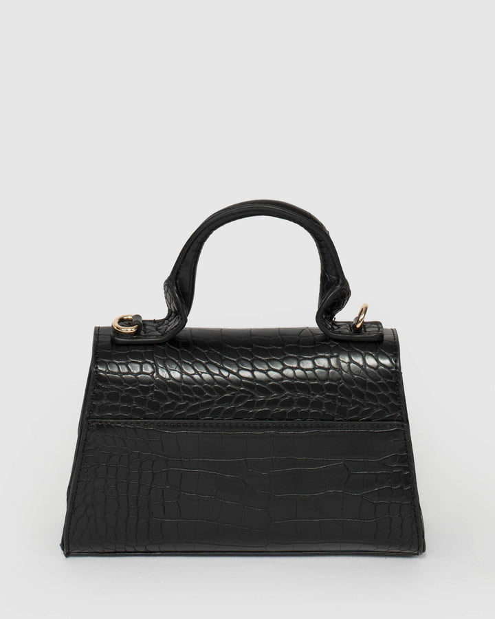 Colette by Colette Hayman Black Misty Top Handle Mini Bag