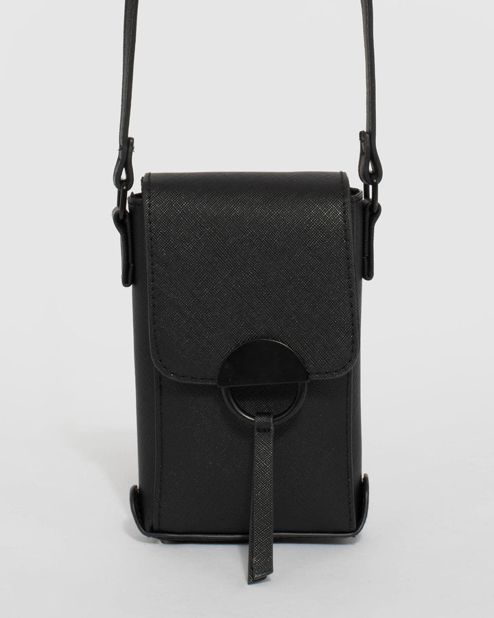 Black Mobile Crossbody Bag | Crossbody Bags