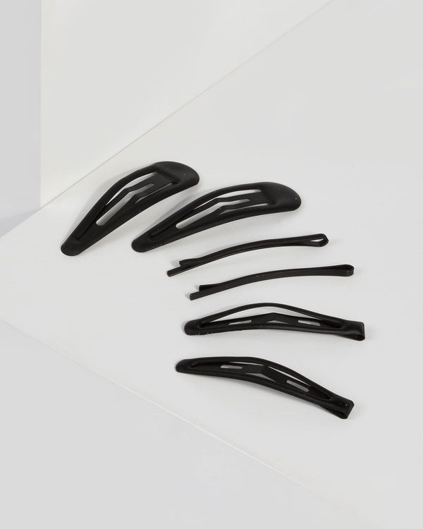Black Multi Hair Clip | Hair Accessories