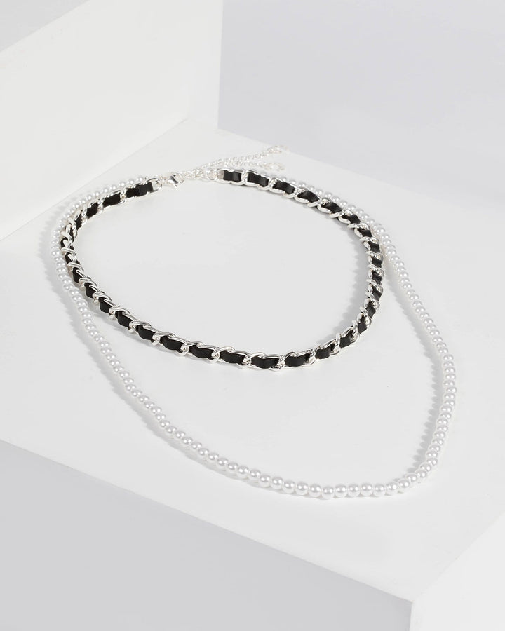 Black Multi Variety Pearl Statement Necklace | Necklaces