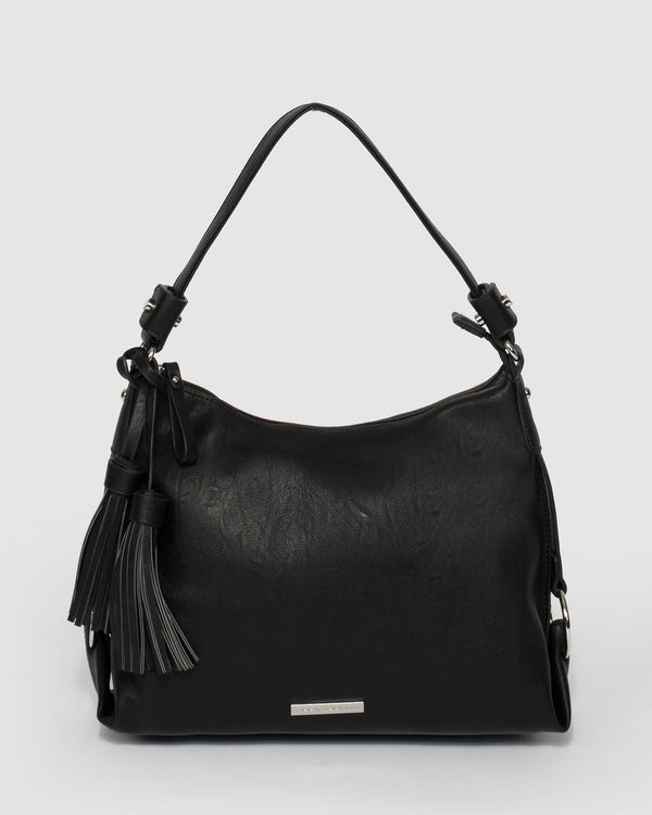 Black Natalie Slouch Tote Bag | Slouch Bags