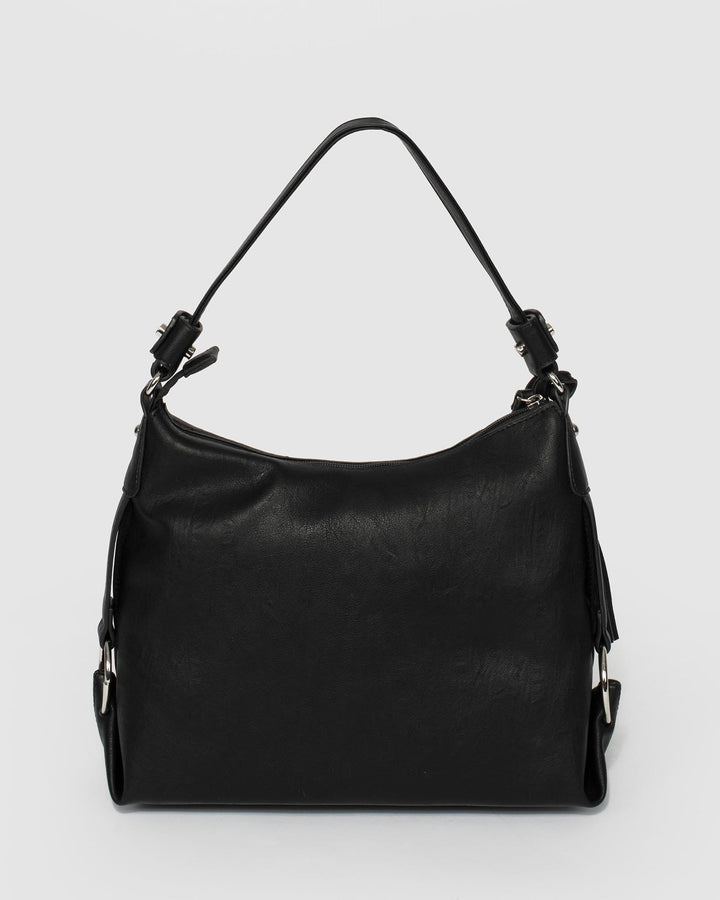 Black Natalie Slouch Tote Bag | Slouch Bags