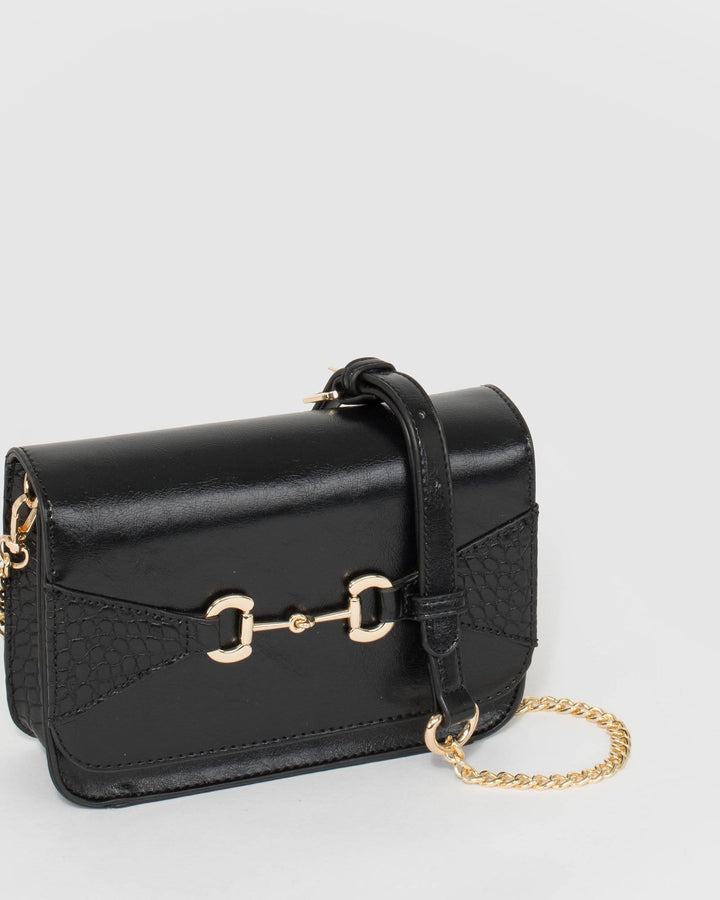 Black Nicci Crossbody Bag | Crossbody Bags