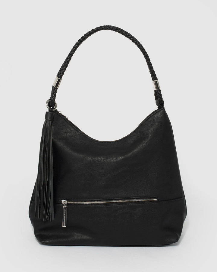 Black Nina Double Strap Slouch Bag | Slouch Bags