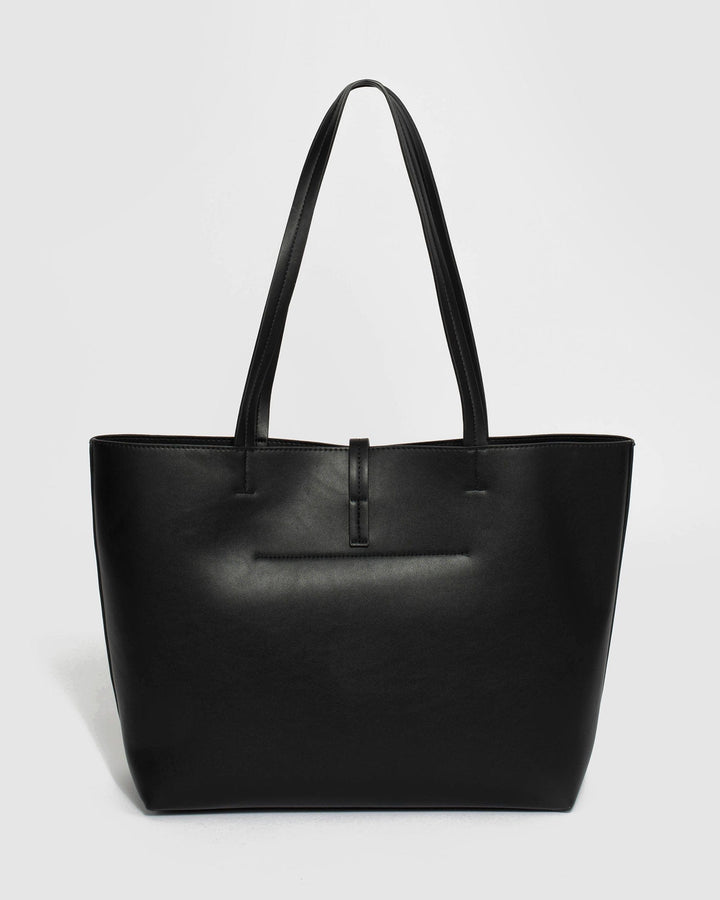 Colette by Colette Hayman Black Olexa Tassel Tote Bag