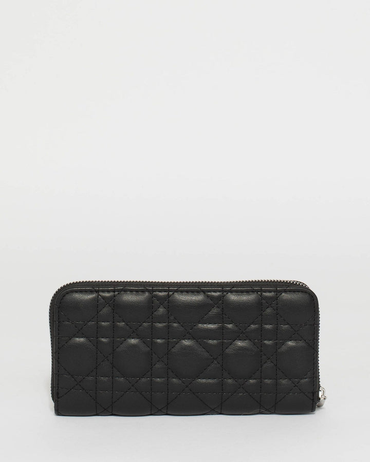 Black Paloma Quilt Wallet | Wallets