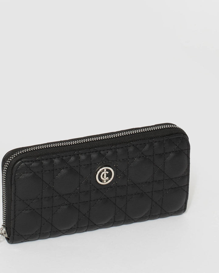 Black Paloma Quilt Wallet | Wallets