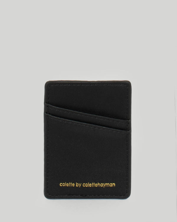 Black Phone Card Holder | Accessories
