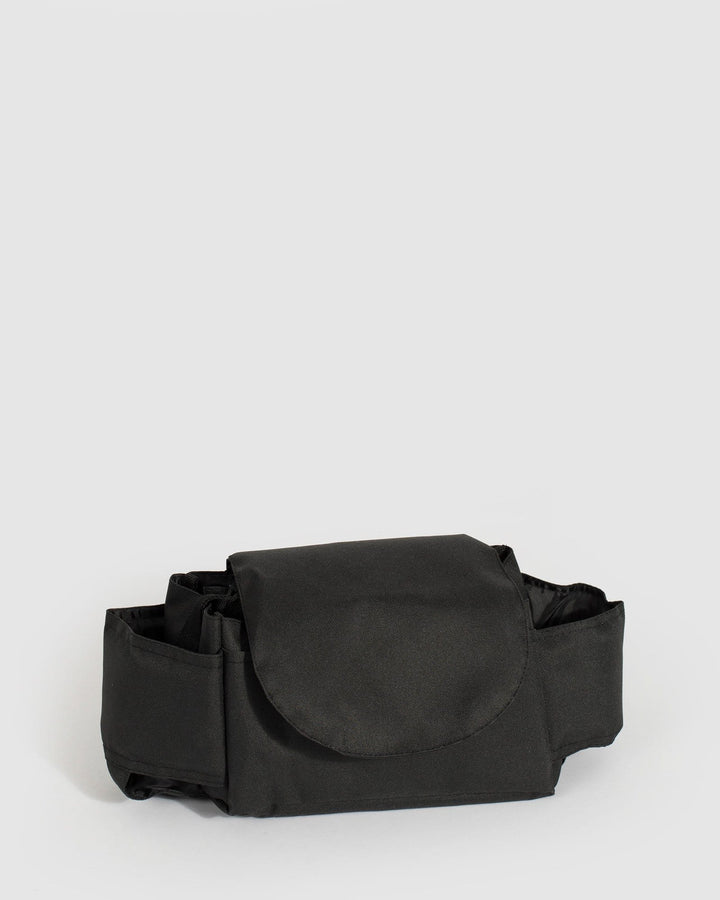 Black Pram Caddy Organiser | Baby Bags