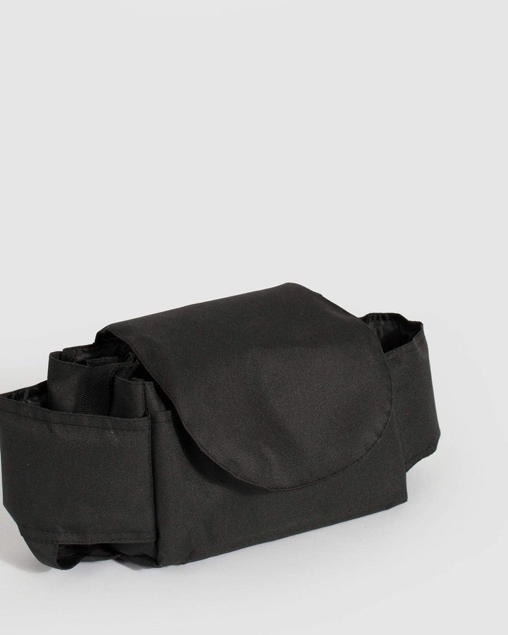 Black Pram Caddy Organiser | Baby Bags
