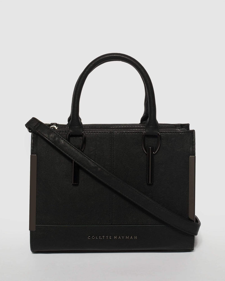 Colette by Colette Hayman Black Premium Stef Mini Tote Bag