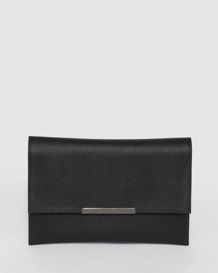Black Primrose Clutch Bag | Clutch Bags
