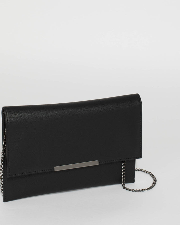 Black Primrose Clutch Bag | Clutch Bags