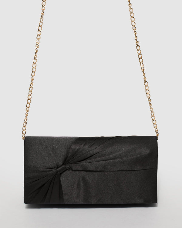 Black Ribbon Clutch Bag | Clutch Bags