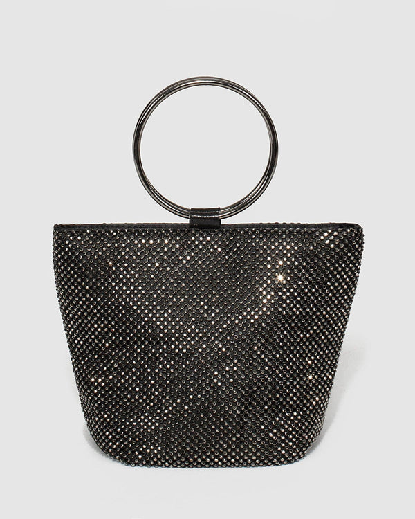 Black Robyn Disco Bag | Clutch Bags